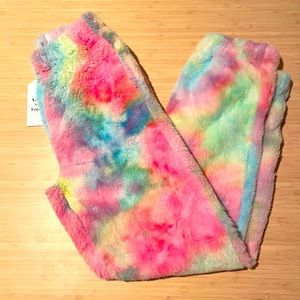 Super Soft Rainbow Fluff Sweatpants